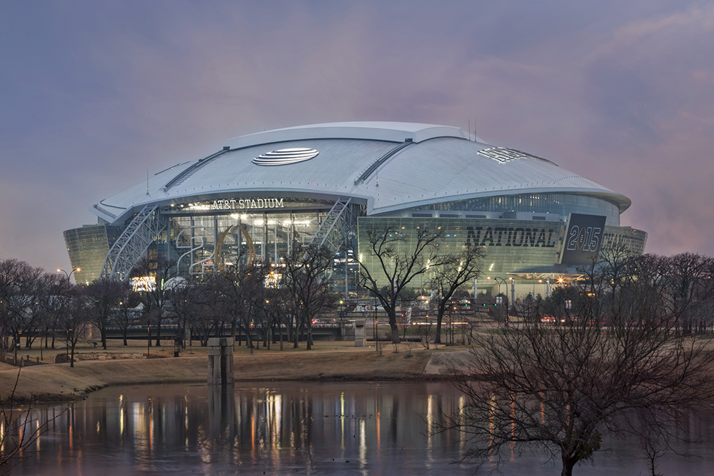 2016 College Football Playoff exterior stadium graphics by Infinite scale