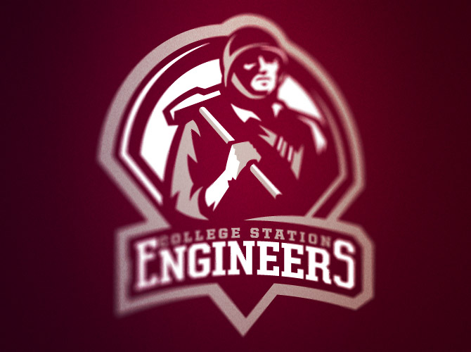 College Station Engineers logo by Fraser Davidson