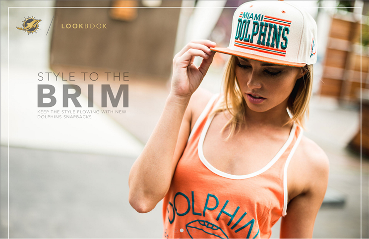 Miami Dolphins Lookbook by Surf Melendez and team