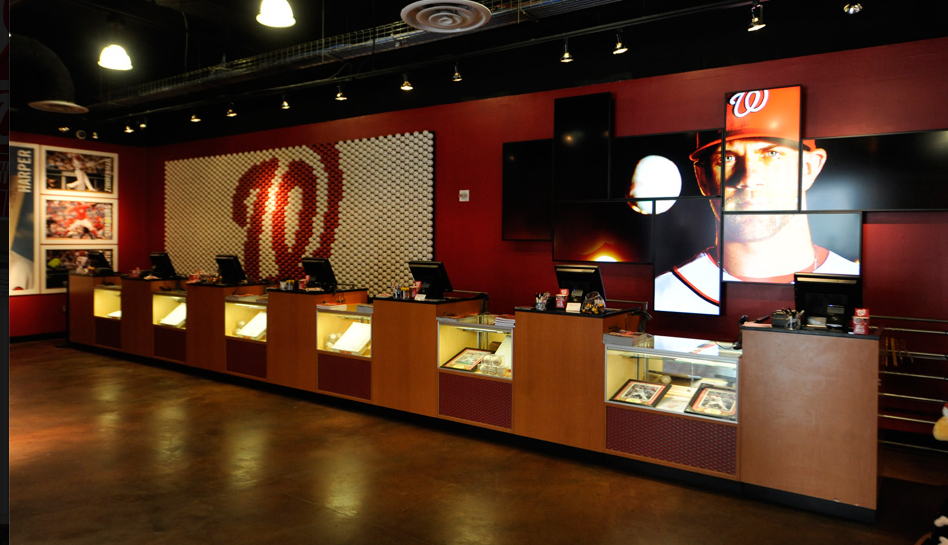Washington nationals store experience and interior