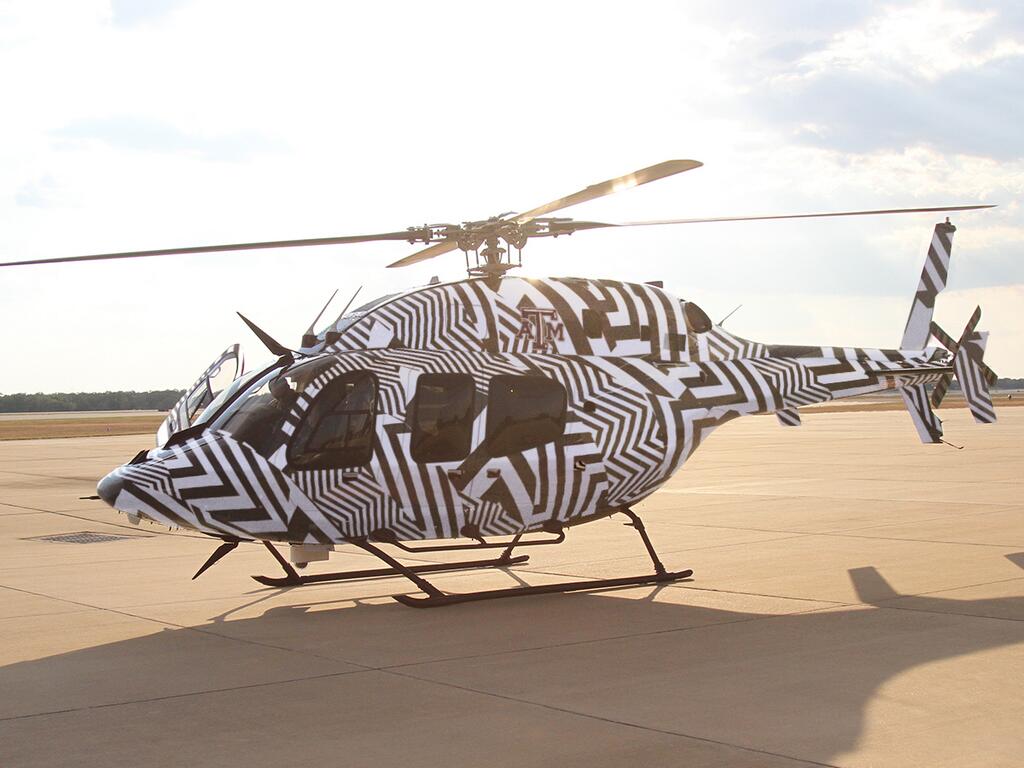 Texas A&M Zubas Helicopter