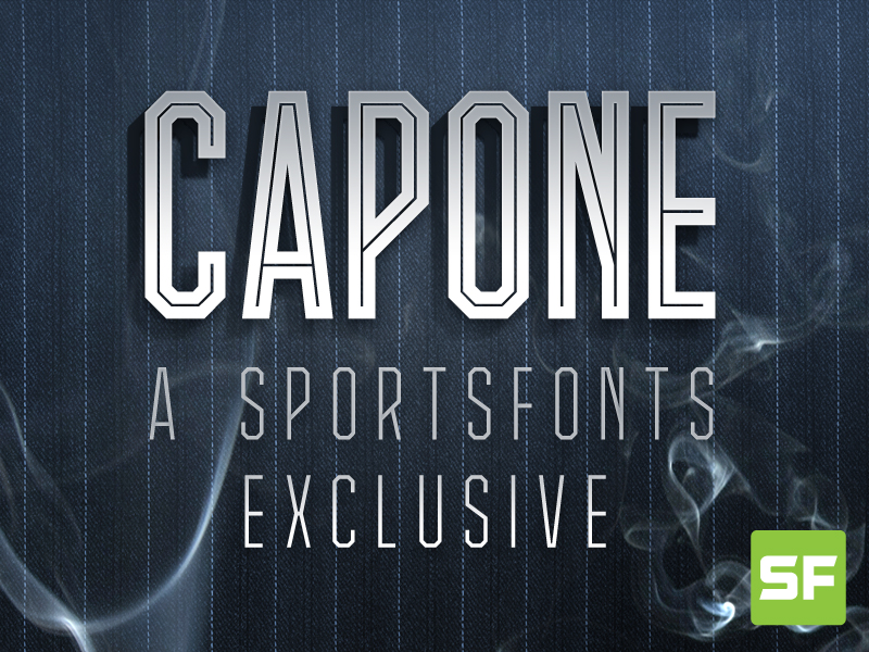 Capone - sports font