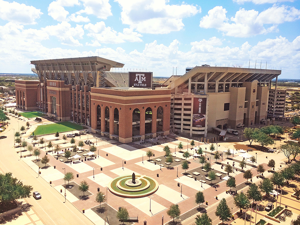Texas A&M Kyle Field environmental graphics by Infinite Scale