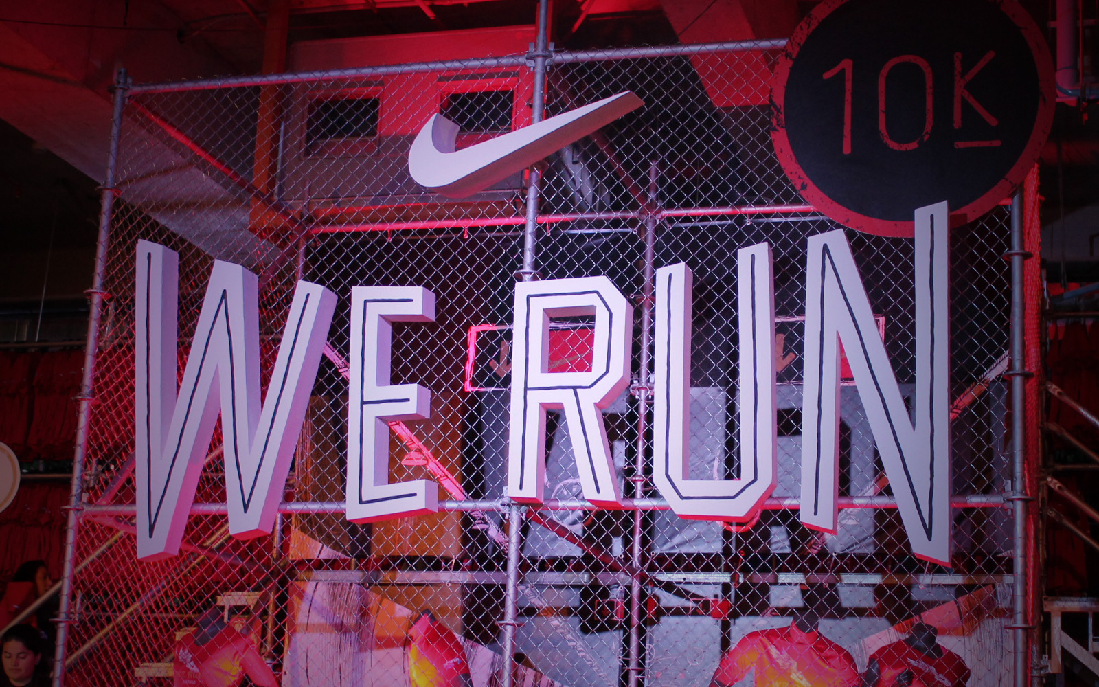 we run lettering for nike running by jon contino