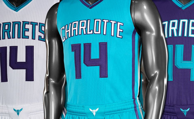 New Charlotte Hornets uniforms designed by Rare Design for Brand Jordan