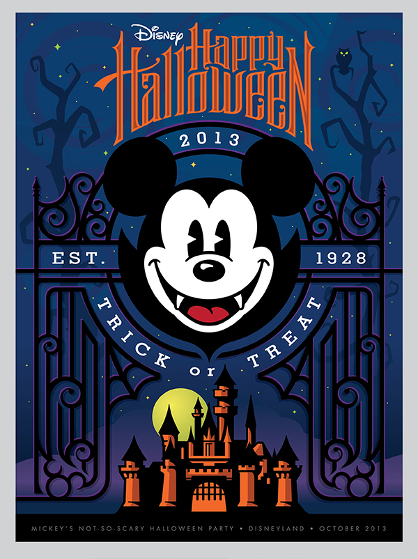 disney halloween illustration by torch creative