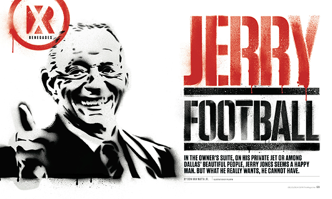 ESPN the Magazine Jerry Jones spread