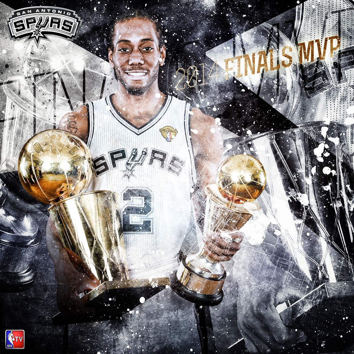 NBA TV Kawhi Leanard MVP Graphic by Tyson Beck