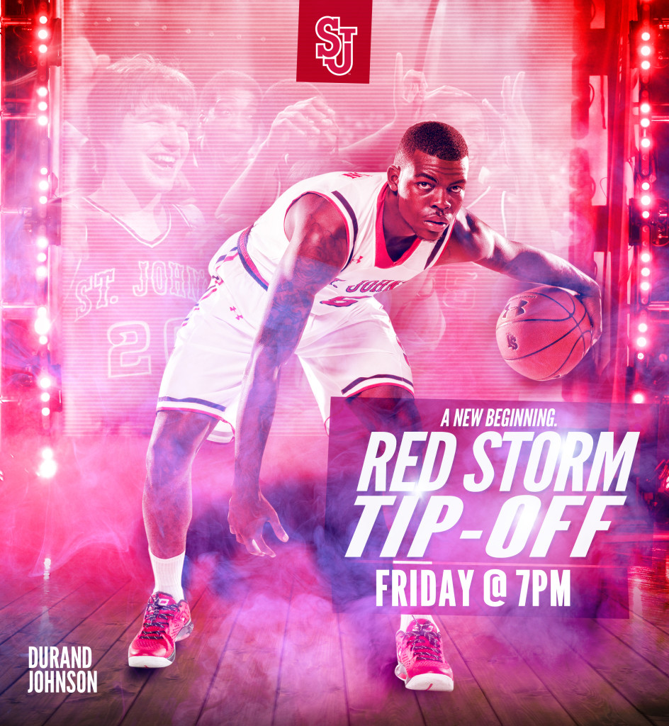 Red Storm tip-off image by Mekale Jackson