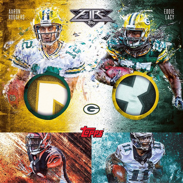 Topps Fire Set card previews