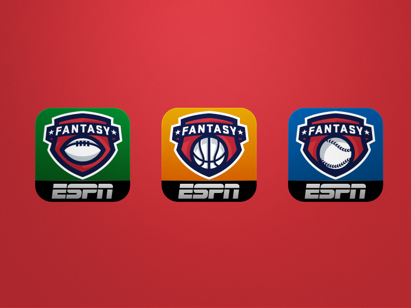 ESPN Fantasy icon logos by Fraser Davidson
