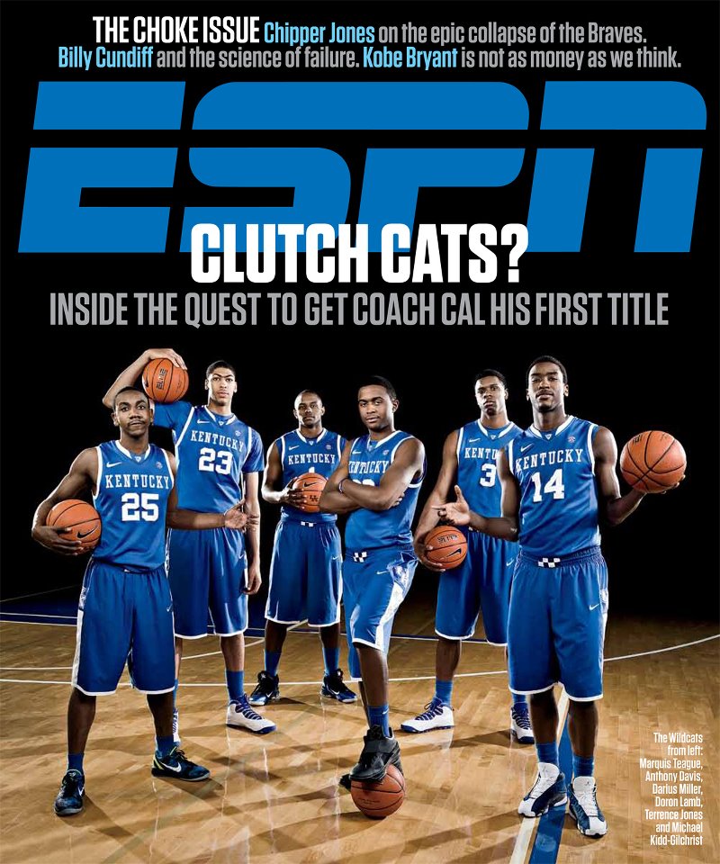 ESPN the Magazine UK basketball cover