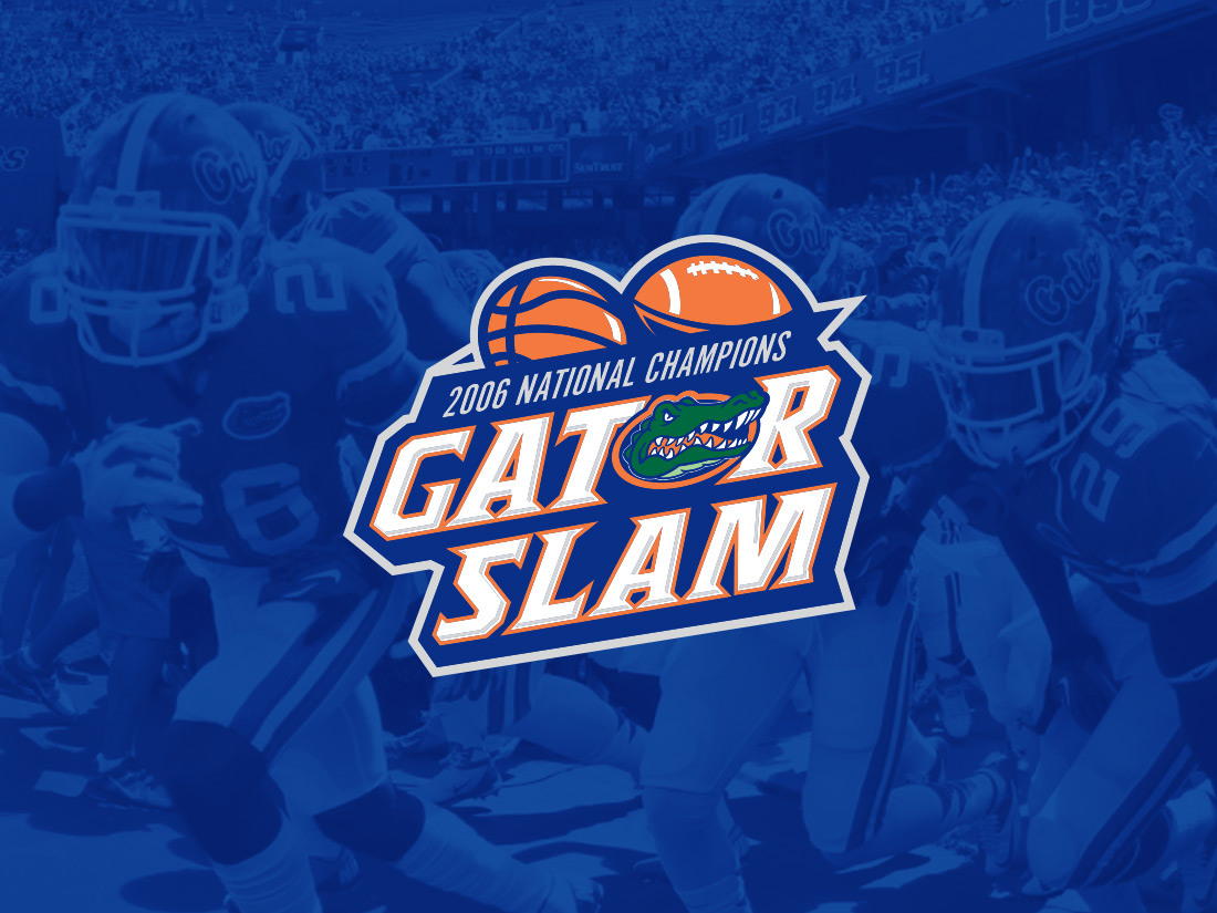Florida Gators Gator Slam logo by TJ Harley