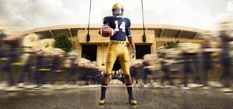 Notre Dame reveals new home jersey from Under Armor. : r